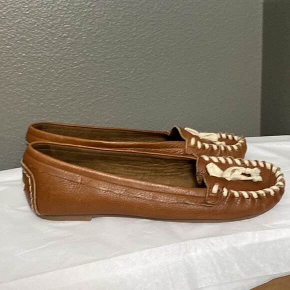 Zodiac Women's Leather Moccasins Loafers Slip On Flat Zac - Picture 9 of 9